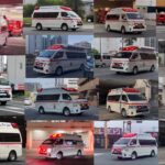 【緊急走行集】尼崎市消防局  全救急車  完全版   緊急走行集！代替車両まで！〜尼崎を守る救急隊〜