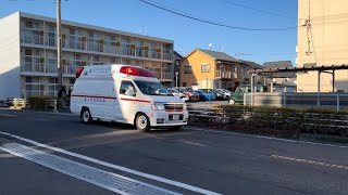 流山市消防本部　南消防署　南救急1  緊急走行