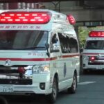 🚨激レア🚨2台の救急車が連なって緊急走行🚨