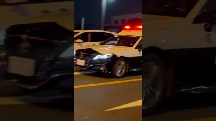 『埼玉県警察』パトカークラウン220系。緊急走行🚨