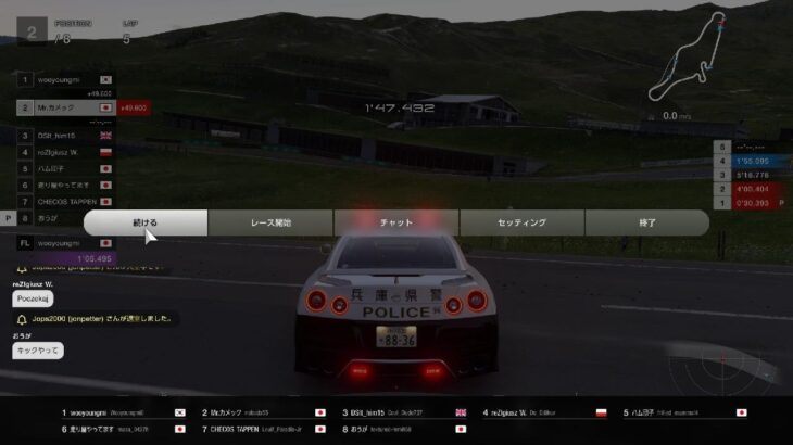 グランツーリスモ 7　貴重な日産GTR R35パトカー緊急走行