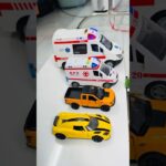 救急車のミニカー走る！緊急走行テスト。坂道走る☆Ambulance minicar runs in an emergency! Slope driving test