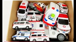 救急車のミニカー走る！緊急走行テスト！坂道走行です☆ Ambulance minicar runs in an emergency with sirens sounding!