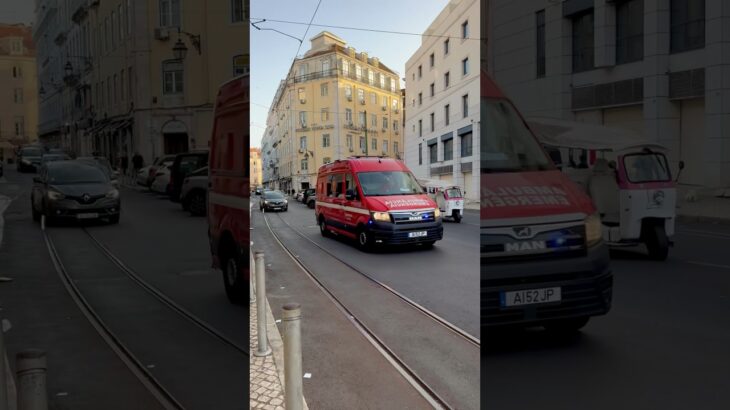 救急車 LISBON 道をあけてください