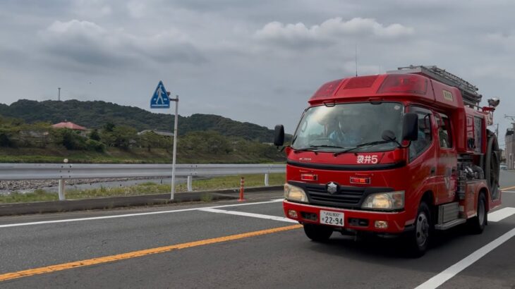 【消防車緊急走行】MK10響かせ緊迫の緊急走行！