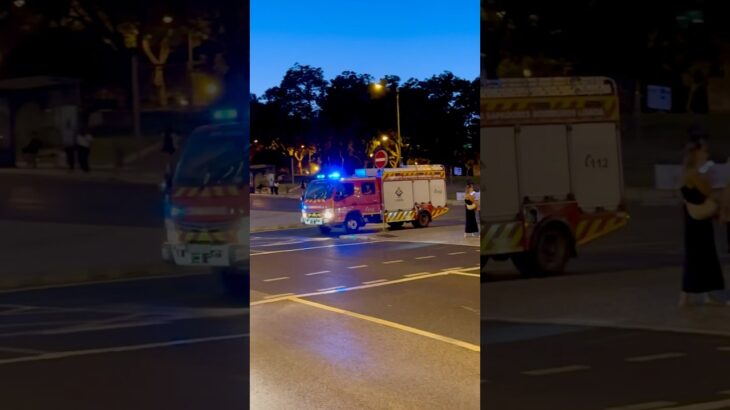 緊急出動 消防車 ポルトガル・リスボン市の消防局（Regimento Sapadores Bombeiros de Lisboa）
