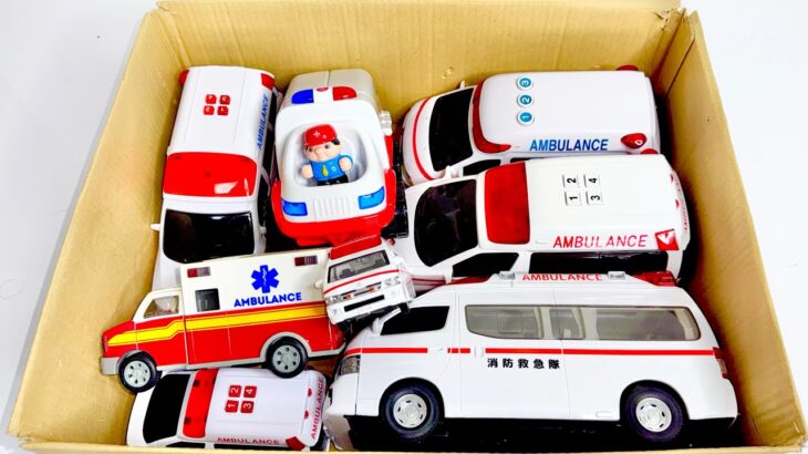 救急車のミニカー坂道緊急走行テスト！ambulance minicar