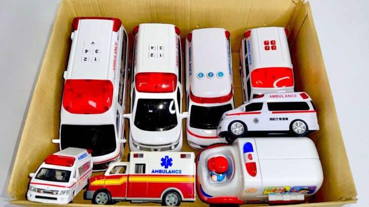 救急車のミニカー緊急走行テストしました☆ambulance minicar