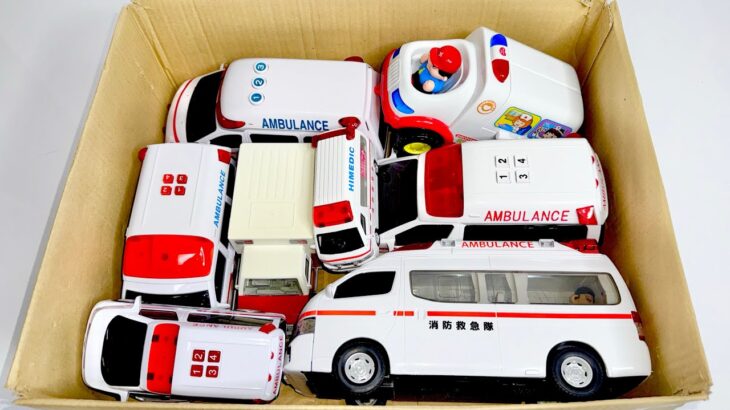 救急車のミニカー緊急走行テストしました☆坂道走行サイレンチェック！ambulance minicar