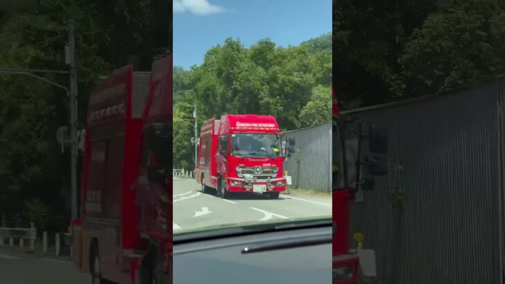 🚨響き渡るサイレン🚨消防車🚨緊急走行🚨レスキュー車🚨川西市消防本部🚨　#shorts