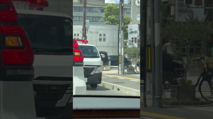 🚨赤色灯🚨大阪府警🚨警察車両🚨パトロール🚨　#shorts