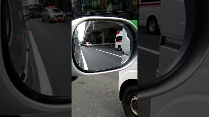 緊急走行！救急車とドクターカー！！