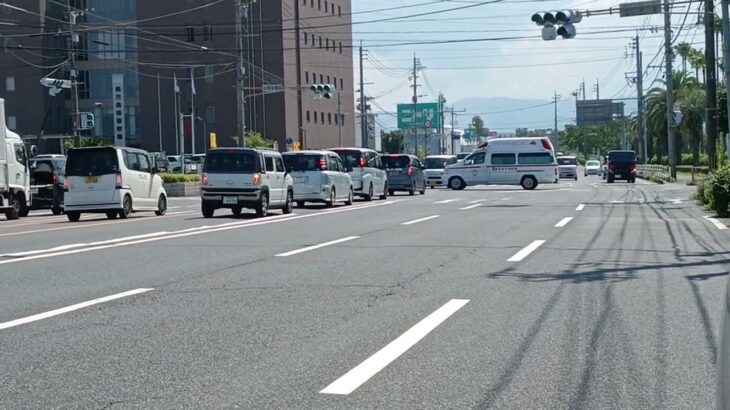 【緊急走行】鹿児島市消防局谷山救急隊（代車運用中）