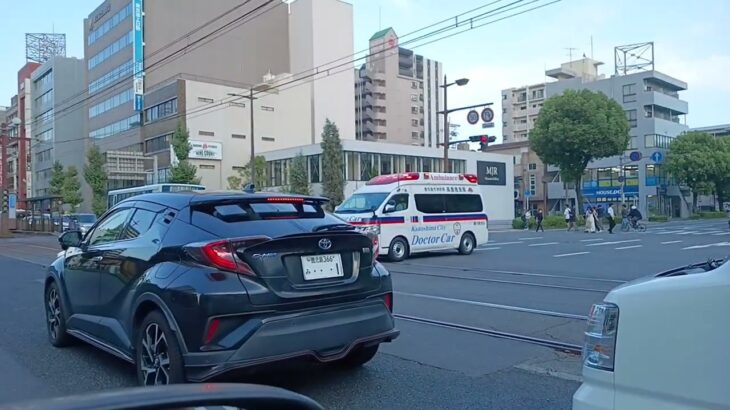 【緊急走行】鹿児島市消防局高度救急隊ドクターカー