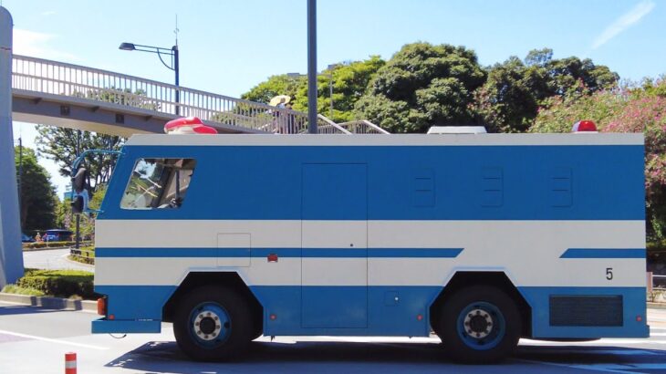 【サイレン吹鳴！】はとバス三重連と警バス爆弾車！ 厳重警備の日本武道館  警視庁