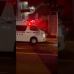 『夜でも働く救急隊！』ハーモニックサイレン🚨　春日部市消防本部。救急車。　緊急走行シーン！