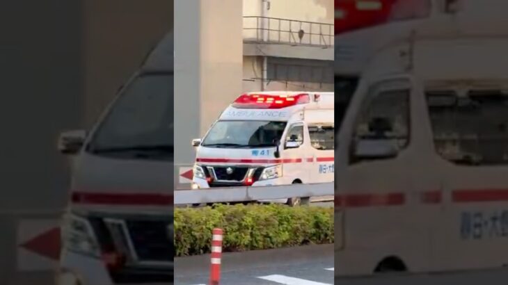救急車緊急走行🚨