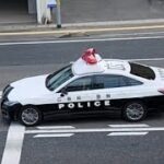 パトカー　緊急走行