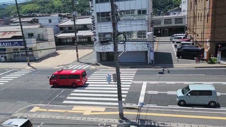 消防車　緊急走行　指揮車