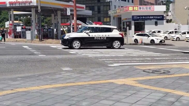 【緊急走行】鹿児島県警察 薩摩川内警察署 小型無線警ら車