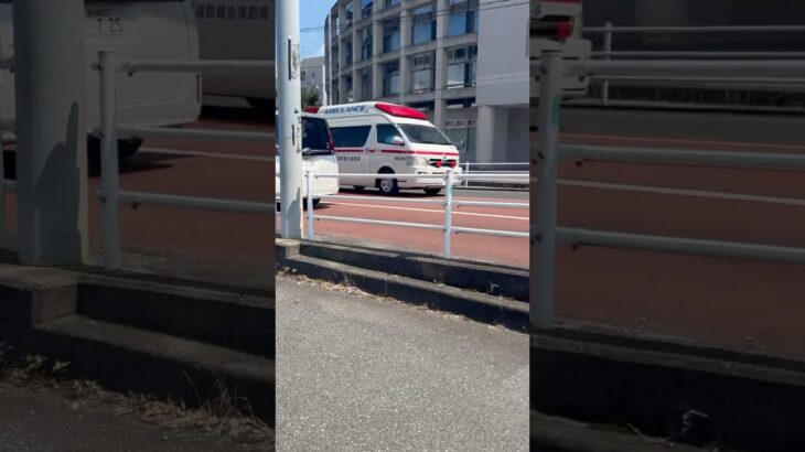 【市外搬送！】『ハーモニックサイレン🚨』　埼玉東部消防組合。救急加須2。救急車　緊急走行シーン！