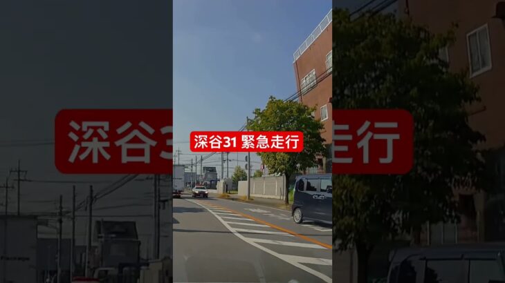 埼玉県警　深谷警察署　深谷31  クラウン　200系　パトカー　緊急走行