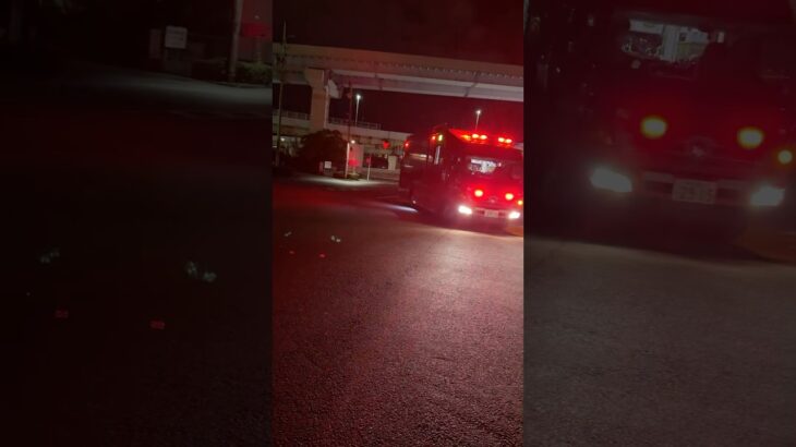 【緊急走行】水難特別救助隊！大規模風水害対策車、水上36緊急出動！【神戸市消防局】 #救急車 #消防署 #消防 #firefighter #救助#rescue