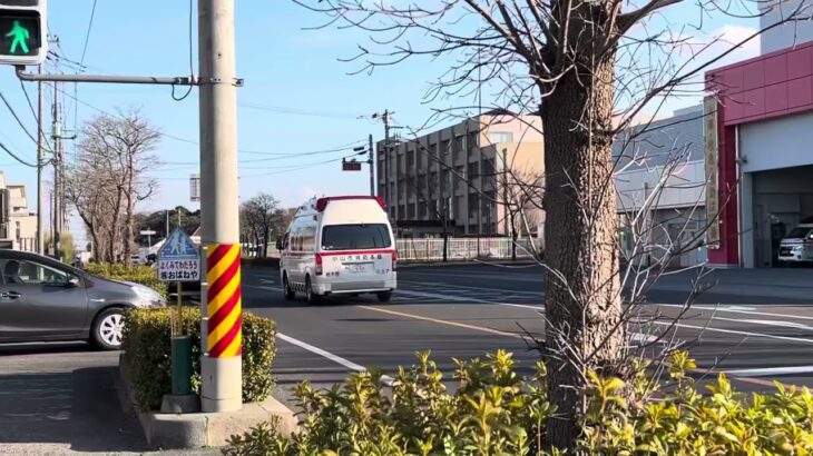 【緊急走行】渋滞通過の音声を鳴らしながら緊走！小山市消防本部　桑分署　小山救急7