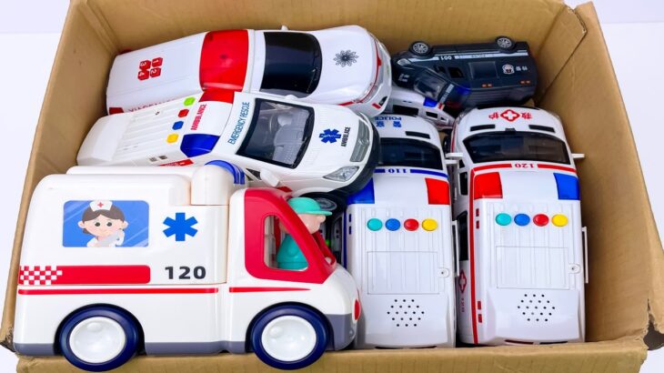 救急車のミニカー走る☆緊急走行テスト☆坂道走る｜ Ambulance miniature car runs! Emergensy driving test