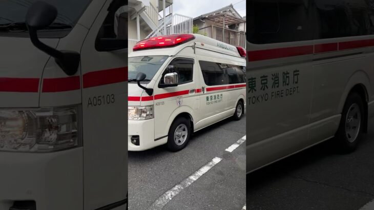 #救急車#消防 #消防車 #消防車両 #緊急車 #緊急車両 #緊急出動#特殊#Ambulance#shorts#緊急走行#サイレン#119#110#はたらくくるま
