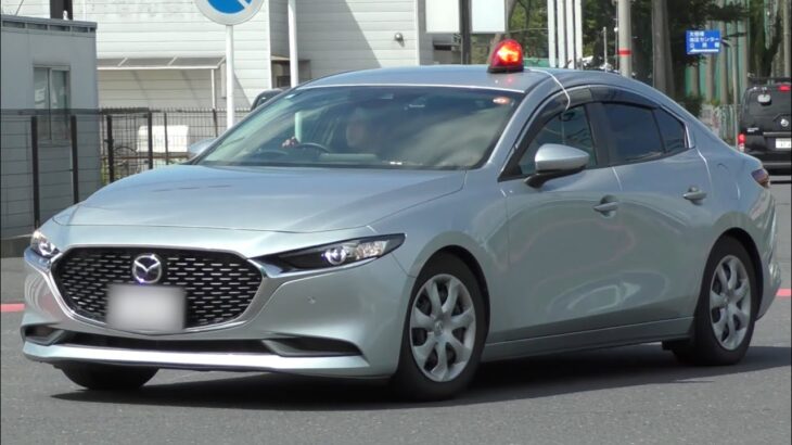 【激レア覆面緊急走行！！】埼玉県警察マツダIII覆面パトカー緊急走行2連発！！