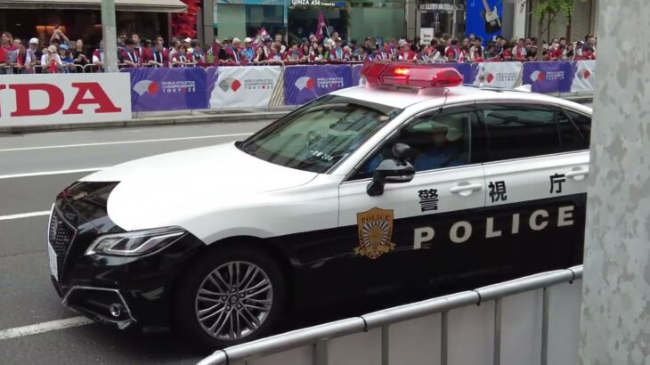 東京銀座【緊急車両マラソン】　World Athletics Championships Men’s Marathon TOKYO   2025世界陸上 男子マラソン