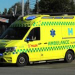 falck HELSINGØR (AMBULANCE A22) i udrykning rettungswagen auf Einsatzfahrt 緊急走行 救急車