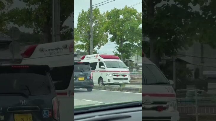 🚨救急車🚨緊急走行🚨猪名川町消防本部🚨赤色灯🚨サイレン🚨　#shorts