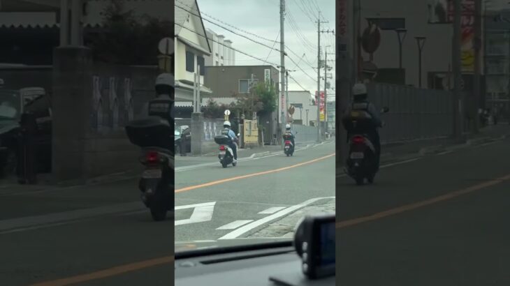 🚨仲良く走る警察バイク🚨兵庫県警🚨　#shorts #short #shortvideo