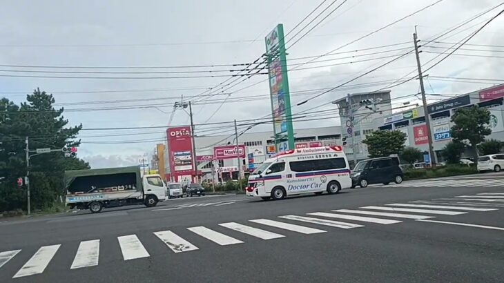 【緊急走行】鹿児島市消防局高度救急隊ドクターカー