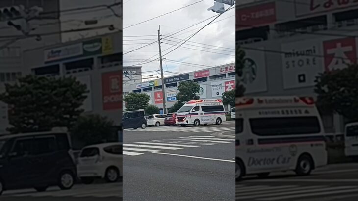 【緊急走行】鹿児島市消防局高度救急隊ドクターカー