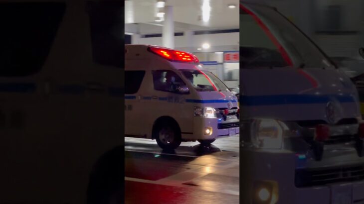 【鯖江•丹生消防組合救急隊】救急車緊急走行