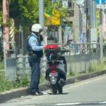 🚨連絡が入り通話する警察官🚨警察バイク🚨兵庫県警🚨