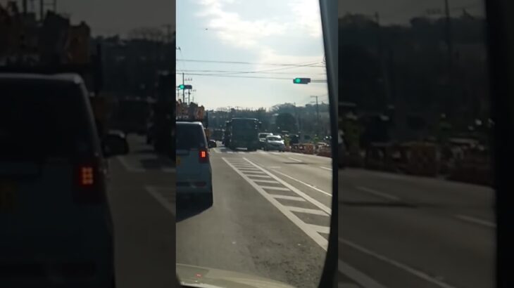 モーターサイレンを連続吹鳴し緊急走行【栄救急隊・横浜市消防局】