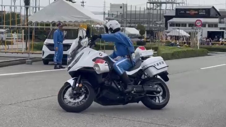 白バイのテクニックが凄い‼️‼️‼️‼️‼️