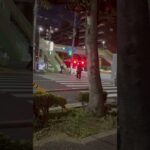 消防車と救急車が緊急走行