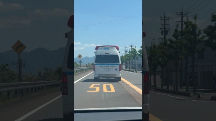 【鯖江•丹生消防組合救急隊】救急車緊急走行