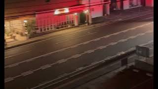 消防車　緊急走行