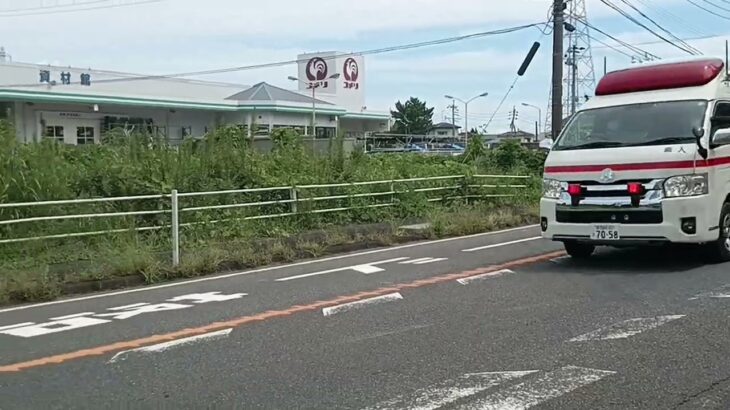 【緊急走行】鹿児島市消防局南本署非常用救急隊（喜入非常用代車運用中）