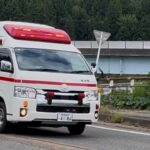 魚沼市消防本部　魚沼救急1［渋滞通過メッセージ］緊急走行