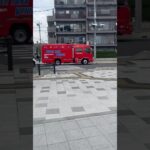 【春日部の消防車！】春日部市消防本部　東1。緊急走行シーンー！　警鐘あり！