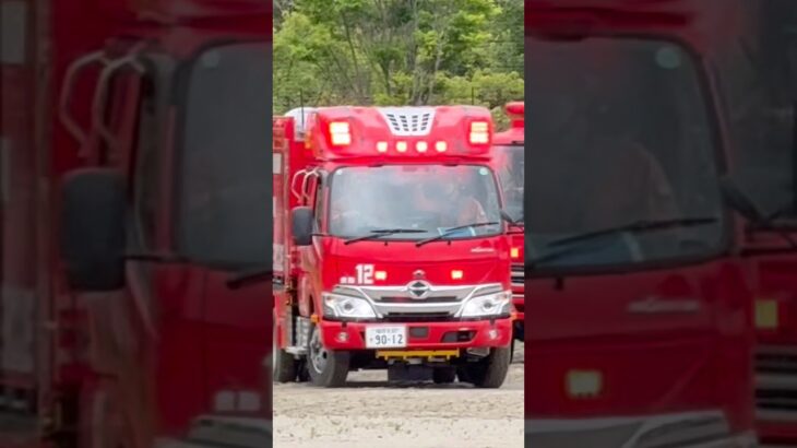 【福岡市消防局】救助12緊急走行🚨 #福岡市消防局