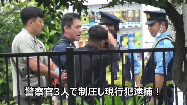 逮捕・検挙の瞬間15連発!!天皇ご一家の警備にあたっていた警察官を殴った男を現行犯逮捕！沖縄県警と警視庁のコレボ緊急走行！応援に駆け付けた機動隊バスが覆面パトカーに衝突！NT1100Pの白バイが速度違