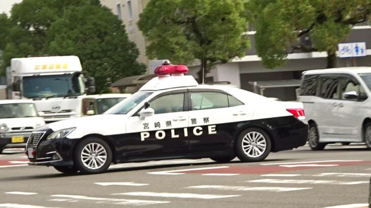 きょうの緊急走行パトカー。2025年10月9日。